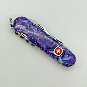 Rare Find! Wenger Snife Waves Swiss Army Knife, discontinued, model 19301 Purple
